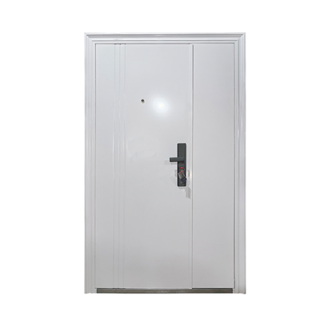 BLOC PORTE COMPLET BLINDÉ TIERCE (SERRURE+PAUMELLE+BATTIE)  – 205 x 120 x 5 CM SECUS025D-L