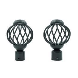 EMBOUT POUR RIDEAU NOIR REF:RNB B-006