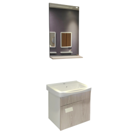 MEUBLE SALLE DEBAIN 500*360*450MM-MIROIR480*630*15MM REF:6520-20-A003