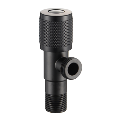 ROBINET EQUERRE 1/2*1/2 NOIR REF:HCP25-04B
