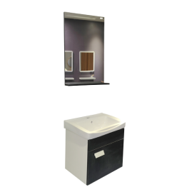 MEUBLE SALLE DEBAIN 500*360*450MM-MIROIR480*630*15MM REF:6520-20-C017