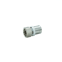 RACCORD UNION A SERTIR FEMELLE  PE-X/AL 16MMX1/2" F