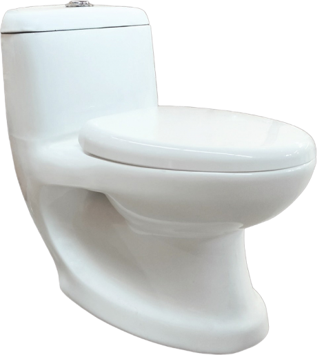 WC MONOBLOC P-TRAP 660X350X680MM "INDE" FOGO